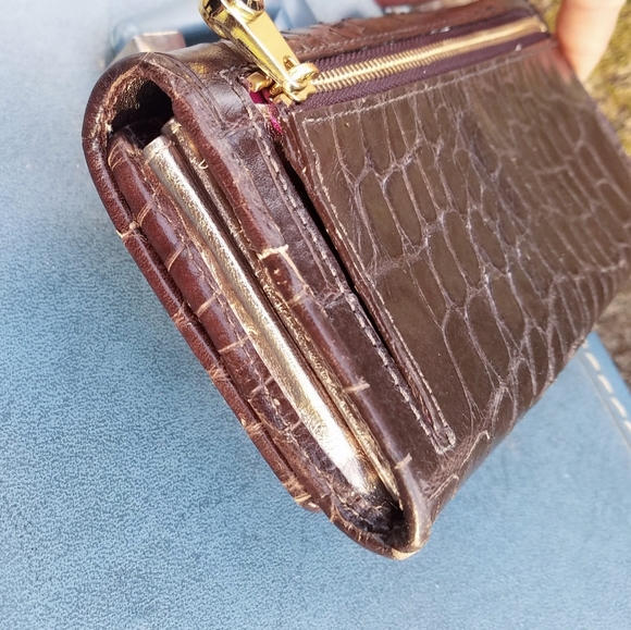 Henri Bendel Croc Embossed Continental Wallet - Picture 7 of 8